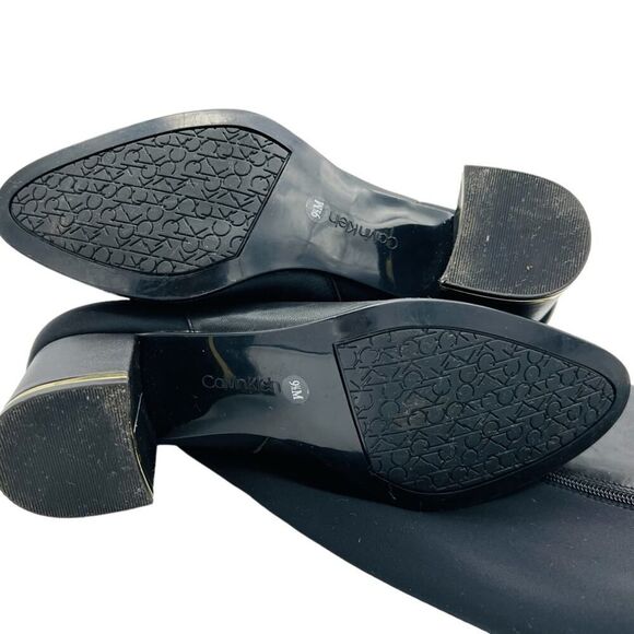 CALVIN KLEIN FREEDA KNEE HIGH BOOTS 9.5 WIDE CALF - Picture 6 of 14